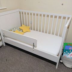 IKEA Sundvik Toddler Bed + Safety Guard Rail