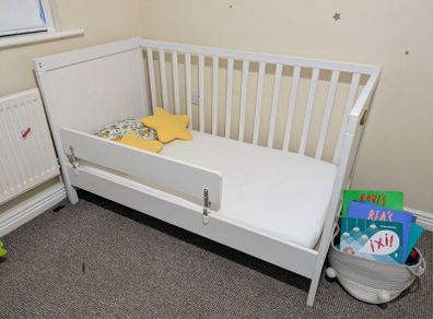 IKEA Sundvik Toddler Bed + Safety Guard Rail