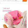 Labebe plush rocking horse pink like new Image 5