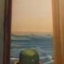 Antique Oil on Window Shutter Image 5