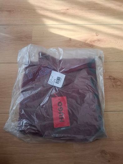 HUGO  Burgandy Tonal Logo T-Shirt XXL