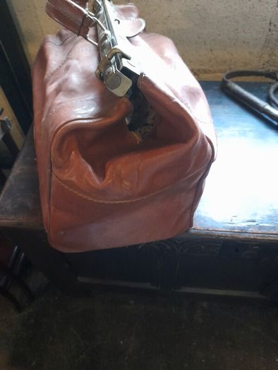 Vintage Leather Doctors Bag