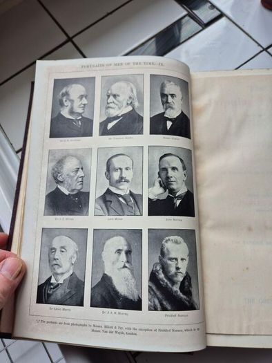 Antique 10 inch 3 volumes encyclopedia books
