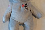 Vintage beanie bear Collecticritters "The Coomander VIP I"
