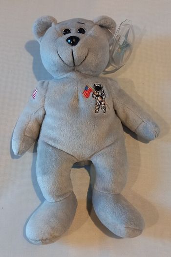Vintage beanie bear Collecticritters "The Coomander VIP I"