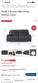 Couch Hardy 3 Seater x2