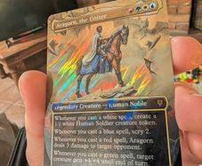 Aragorn the uniter Surge Foil The Hobbit Magic The Gathering