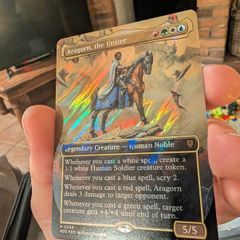 Aragorn the uniter Surge Foil The Hobbit Magic The Gathering