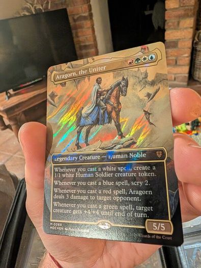 Aragorn the uniter Surge Foil The Hobbit Magic The Gathering