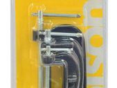 Rolson 3 Piece Mini G- Clamp Set Size 25/50/75 Mm Ideal For Hobby Work Price 5.90 Galway Home Door Delivery Only  6 Euro Extra Stay Safe Stay Healthy Stay Home