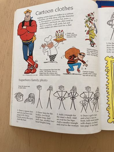Drawing Cartoons Book
