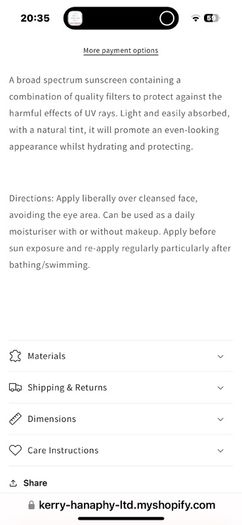 Kerry Hanaphy Protect SPF 50