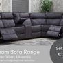 New Gresham Corner Grey Sofa Sets Image 2