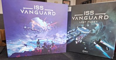 ISS Vanguard Kickstarter + Lost Fleet expansion boardgame (in shrink)