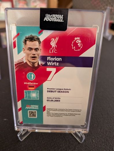 Florian Wirtz Liverpool FC Topps Total Football Fusion /50