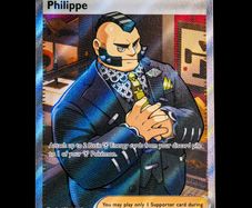Philippe 110/086 Trainer Ultra Rare Holo Mega Evolution Perfect Order Pokemon Card