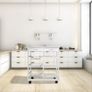 BRAND NEW Kitchen Islands Trolleys Hotel Catering Serving Trolley Moveable Kitchen Storage Rack Four-layer Home Utility Shelf Trolley HWC Image 3