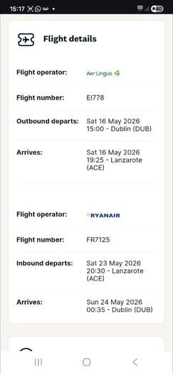 flights to lanzarote