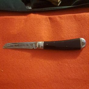 black handle single blade penknife