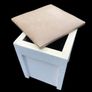 Vintage Linen Box / Ottoman / Storage Cabinet Image 5