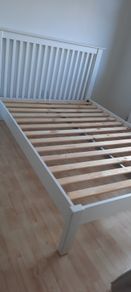 Double bed white - high quality