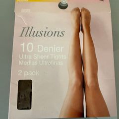 New 2 pack Denier ultra sheer tights