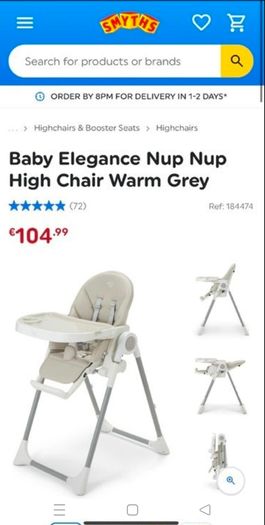 NupNup High Chair by Baby Elegance