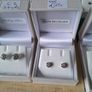 ladies silver earrings Image 2