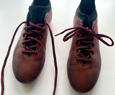 adidas football boots X techfit black and red youth