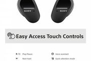 Sony  True Wireless Sports Headphones Black