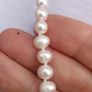 Baroque Pearl Necklace on Sterling Silver Closures Image 5