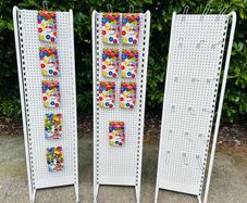 Shop Display Stands / Ladder Racks With Hooks - Like New