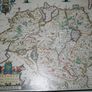 Vintage VLTONIA  VLSTER map  (51cm x 42cm) Image 8