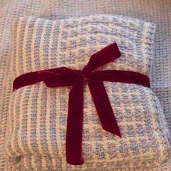 baby blanket,  Tunisian crochet technique