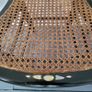 Antique pair of ebonised salon chairs with mother of pearl detail Image 4