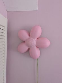 pink ikea light fitting