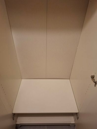 ikea small white double door wardrobe