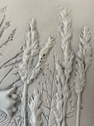 Gorgeous vintage ceramic wall plaque