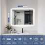500x700 mm Bathroom-Mirror-with-LED-Lights for Wall, Bluetooth, Anti-Fog, 3 Colors Dimmable Bathroom-LED-Mirror, Memory Function, HD Tempered Glass, IP44 Smart-Mirror(Horizontal/Vertical) Image 8