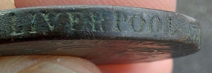 1787 Welsh Druid Penny Token In  Fine Condition