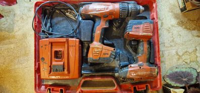 Hilti battery combi drill and impact driver kit