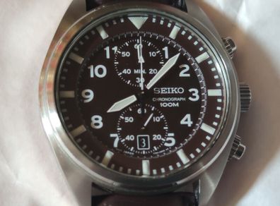 As New Seiko Chronograph Watch
