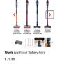 SHARK battery XSBT700EU Lithium-Ion Power Pack Image 3