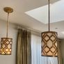 Arabella Gold Pendant Lights x2 Image 3