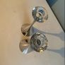 Newbridge silverware candle holders Image 5