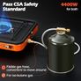 Portable 2 Burner Camping Stove, 4400w Camp Stove Lightweight Gas Stove for Camping Cooking Outdoor Backpacking and Picnic Image 3