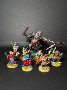 D&D starter set with painted miniatures