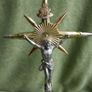Vintage Trench Art Crucifix Bullet Cross Religious Folk Jesus God Image 9
