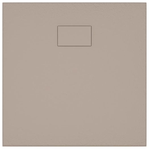 Shower Base Tray SMC Brown 80x80 cm