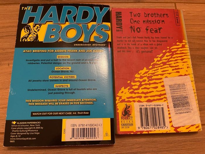 Hardy Boys books (price is for both)
